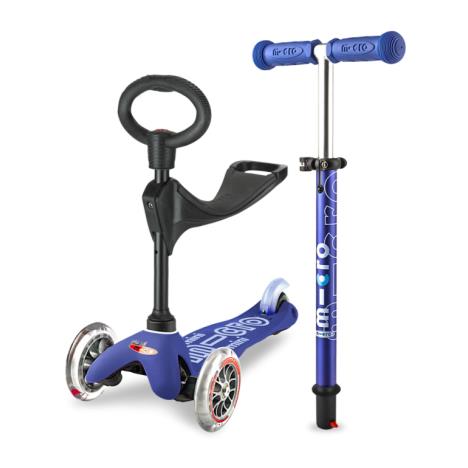 Mini-micro 3in1 ride on blue deluxe  £109.95