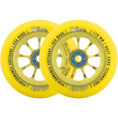 River Naturals Rapid Pro Scooter Wheels - Sunrise - Pair  £84.95