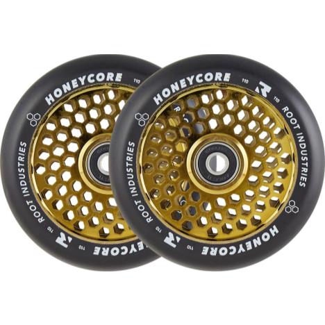 Root Industries Air Honeycore Stunt Scooter Wheels 110mm - Gold - Pair  £66.95