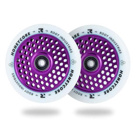 Root Industries HoneyCore 110mm Wheels - White/Purple  £59.95