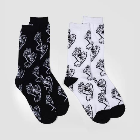 SANTA CRUZ MONO TWIN PK BLACK AND WHITE  £15.99