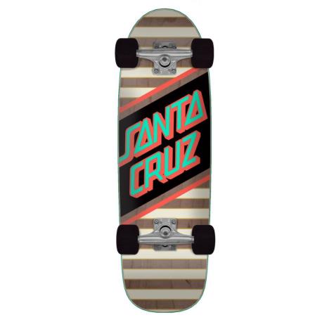 Santa Cruzer Complete Street Skate Brown  £119.99