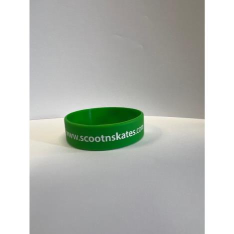Scootnskates Checkered Wristband - Green  £1.50