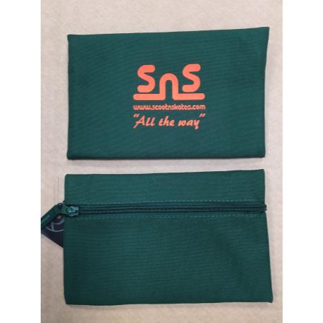 Scootnskates "All the Way" Pencil Case - Green/Orange Green/Orange £5.00