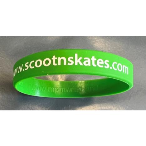 ScootnSkates Wristband - Green  £1.00