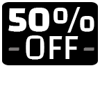 50% off